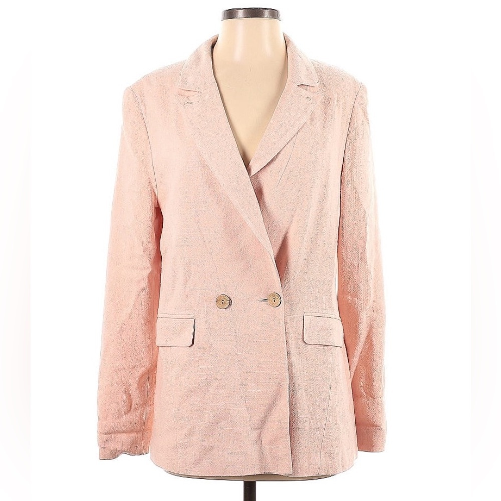 Topshop Linen Blazer